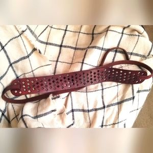 Statement belt in brown